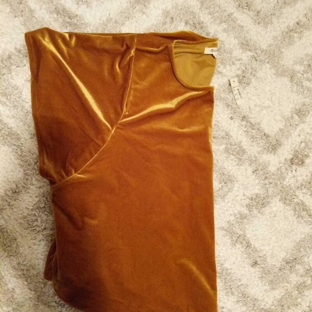 Madewell Velvet Top NWT and NWOT - Picture 5 of 9